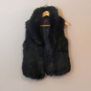 Jack BB DAKOTA black fur vest